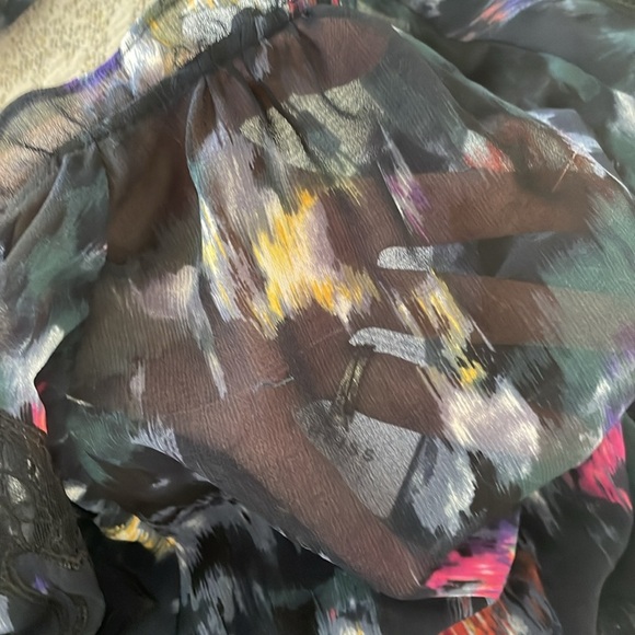 NWT Reiss Kensie Smudge Embroidered Mini Floral Print - Picture 12 of 12